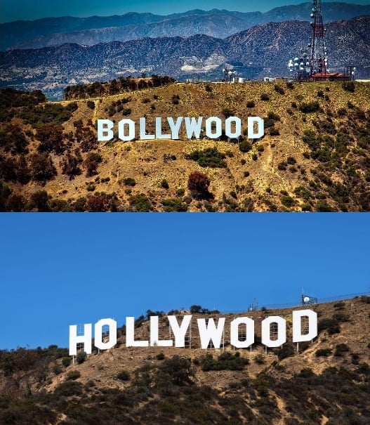 hollywood and bollywood