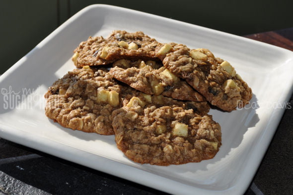 Apple Raisin Oatmeal Cookies