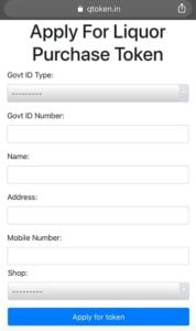 Required details to Register Online