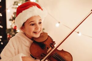 karolina protsenko celebrating christmas