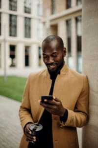 Man holding Coffee Mug