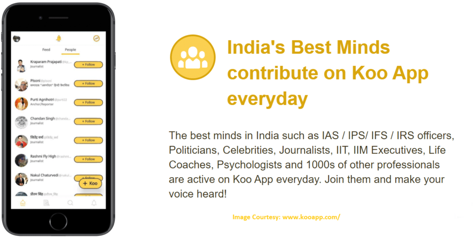 Koo Indian Twitter App Version