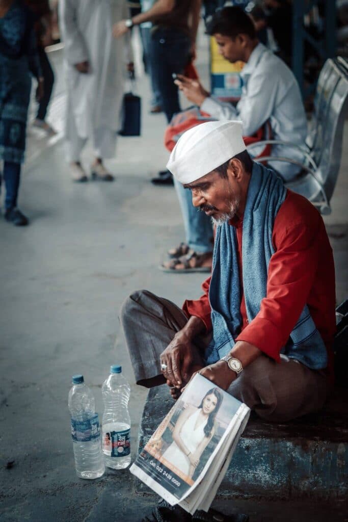 Crumpled Business of Mumbai Dabbawalas