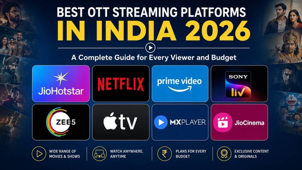 Best OTT Streaming Platforms in India 2026