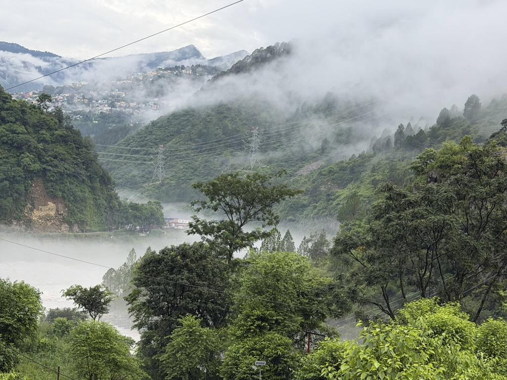 Fog over the Alaknanda, Chamoli morning